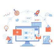 تبلیغات و شبکه های اجتماعی با کامپیوتر