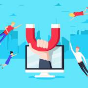 آهن ربای بیرون آمده از رایانه و جذب افراد