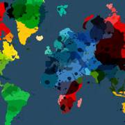 نقش جهان به شکل رنگی