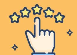 دستی در حال اشاره به ستاره ها