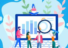 لپ تاپ و افرادی در کنار آن