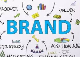 برند و نوشته هایی در کنار آن